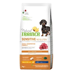 Natural Trainer Sensitive No Gluten maistas su ėriena mažų veislių šunims, 2 kg