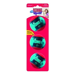 KONG Squeezz Action Ball, KONG Squeezz Action Ball 3 Stück, Größe M: Ø ca. 6 cm — 2 nuotrauka