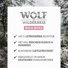 Wolf of Wilderness skanėstai šunims – Junior Wild Bites 180 g — 2 nuotrauka