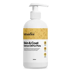 INFUSIONS Skin & Coat Salmon Oil odos ir kailio priežiūros lašišų aliejus augintiniams 300 ml