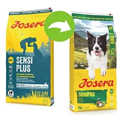 Josera Sensiplus sausas pašaras šunims, 12,5 kg parduotuvėje zooplus.de