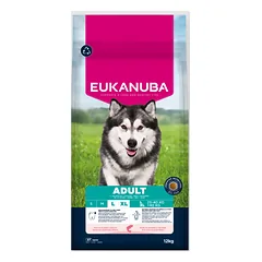 Eukanuba Life Care Large Adult sausas maistas didelių veislių šunims su lašiša ir miežiais, 12 kg