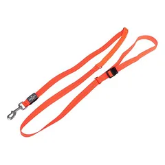 Nomad Tales Spirit USB LED bėgiojimo pavadėlis, oranžinis, 180–250 cm ilgio, 25 mm pločio — 2 nuotrauka