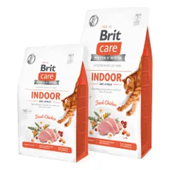 Brit Care Cat Indoor Anti-stress begrūdis sausas maistas katėms - Pet24