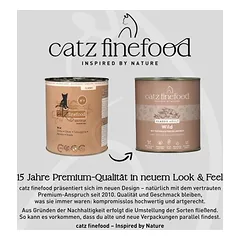 catz finefood ekonominė pakuotė, drėgnas maistas katėms 24 x 800 g — 2 nuotrauka