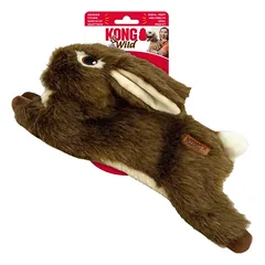 KONG Wild Low Stuff Rabbit – pliušinis triušis šunims su cypuku