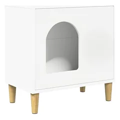 Prolenta Premium namelis katėms, 51 x 30 x 52 cm, balta, mediena — 4 nuotrauka