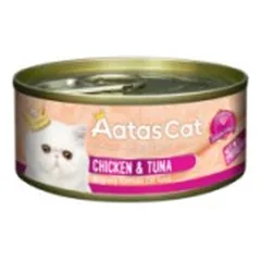 Aatas Cat Creamy konservuotas pašaras katėms Chicken&Tuna 80 g