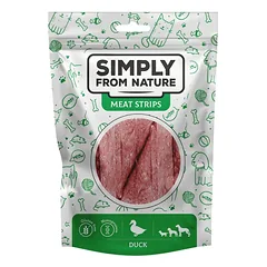 SIMPLY FROM NATURE Meat Strips Ančių mėsos juostelės šunims 80 g