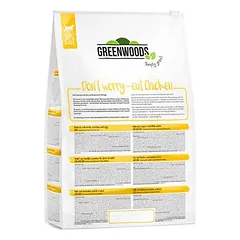 Greenwoods su vištiena, lęšiais, bulvėmis ir kiaušiniu, sausas maistas katėms, 3 - 4,9 kg — 4 nuotrauka