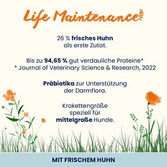 Almo Nature Life Maintenance Adult su višta ir ryžiais Medium, sausas maistas šunims — 2 nuotrauka