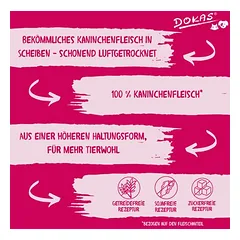 Dokas mėsos užkandis su triušiena, skanėstai katėms — 5 nuotrauka