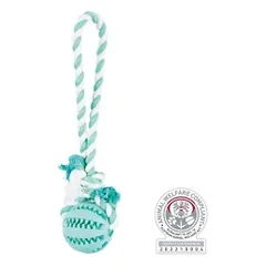 TRIXIE Denta Fun Kamuolys su virve, natūrali guma, 7-24 cm, 1 vnt. parduotuvėje akvanamai.lt