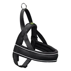 HUNTER NORWEGIAN RACING nailonines petnešos šunims, S–M, juodos