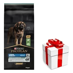 PRO PLAN Sensitive Digestion Large Robust Adult šunų ėdalas su ėriena 14kg + STAIGMENA ŠUNIUI