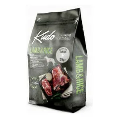 Kudo Mini Junior su ėriena ir ryžiais, sausas maistas šuniukams 12 kg — 2 nuotrauka