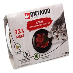 Ontario Cat Tray Liver 115g (kepenėlės)