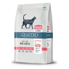 Quattro Sterilised sausas maistas sterilizuotoms katėms 7 kg