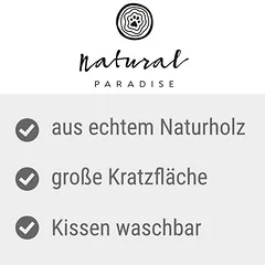Natural Paradise draskyklė katėms Peony, pilka — 3 nuotrauka