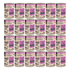 WIEJSKA ZAGRODA Mėsos šventė drėgnas maistas šuniukams 24x400 g