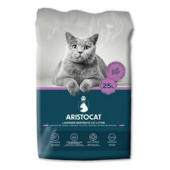 ARISTOCAT Bentonito levandų kvapo kraikas katėms. 25 l