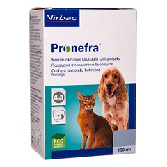 PRONEFRA inkstų funkciją palaikantis mišinys šunims ir katėms, 180 ml