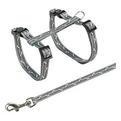 TRIXIE Kačių petnešos su pavadėliu, 27-45 cm-10 mm, 1.20 m (pak.4) — 3 nuotrauka
