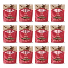CARNILOVE Dog Crunchy Snack Lamb 12x200g traškūs skanėstai su aviena ir spanguolėmis suaugusiems šunims