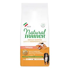 Natural Trainer Sensitive Mature Medium & Maxi su lašiša, sausas maistas šunims, > 10 kg — 2 nuotrauka