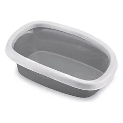 StefanPlast “Sprint 20” kateli su apvadu, balta/pilka, 58x39x17 cm