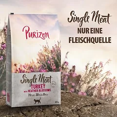 Purizon Single Meat Pute mit Heidekrautblüten
