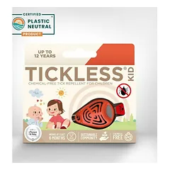 Tickless Kid ultragarsinis blusų repelentas vaikams, oranžinis