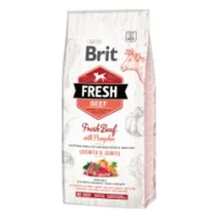 Brit Fresh su jautiena ir moliūgu Puppy Large, sausas maistas šuniukams 2,5 kg parduotuvėje akvanamai.lt