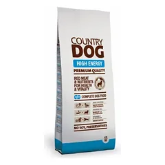 Country Dog High Energy sausas maistas šunims 15kg.