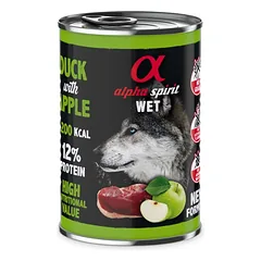 ALPHA SPIRIT WET Konservas Su Antiena Ir Žaliais Obuoliais 400g