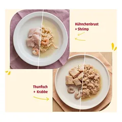 animonda Carny Adult padaže, drėgnas maistas katėms, ekonominė pakuotė 24 x 60 g, Hühnchenbrust & Thunfisch — 3 nuotrauka