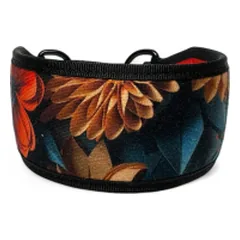 Fleksas Martingale platus, medžiaginis antkaklis šunims, 40–45 cm — 4 nuotrauka
