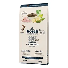 Bosch HPC Soft Adult su upėtakiu ir bulvėmis, sausas maistas šunims, 800g — 3 nuotrauka