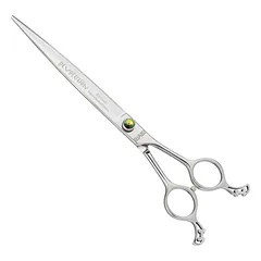 Ehaso Revolution Professional Tiesios Žirklės - profesionalios tiesios žirklės, pagamintos iš aukščiausios kokybės, kieto japoniško plieno, 9,5" — 3 nuotrauka