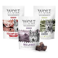 Sparpaket 3 x 180 g: Wolf of Wilderness Snack - Wild Bites