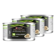 PRO PLAN Veterinary Diets HA Hipoalerginis drėgnas šunų maistas putėsiai 3x195g