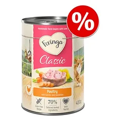 Feringa Classic Meat bandomasis rinkinys 6 x 400 g, drėgnas maistas katėms