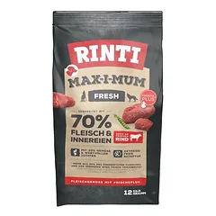 RINTI kombinuotas rinkinys: 12 kg Max-i-mum + 12 x 400 g Kennerfleisch, sausas maistas šunims — 2 nuotrauka