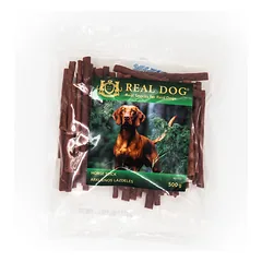 Arklienos lazdelės REAL DOG Snacks 500g parduotuvėje zooprekes24.lt