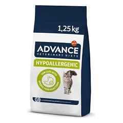 Advance Veterinary Diets Hypoallergenic cat Sausas maistas katėms turinčioms alergiją 1,25 kg