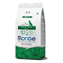 Monge maxi adult visavertis sausas pašaras suaugusiems šunims su vištiena 12kg