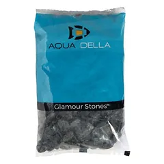Aqua Della Aquarienkies Pebbles schwarz 2 kg