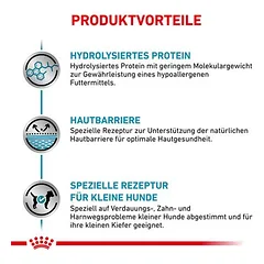Royal Canin Veterinary Canine Hypoallergenic Small Dog sausas maistas šunims — 3 nuotrauka