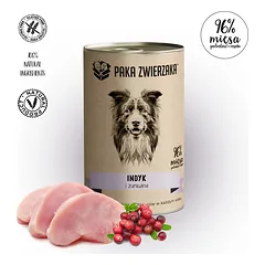 Paka Zwierzaka kalakutiena su spanguolėmis (400g)