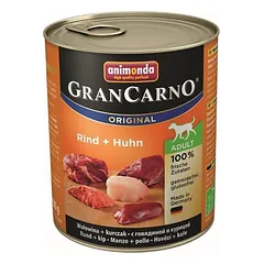 Grancarno Adult 800 g konservai suaugusiems šunims su jautiena ir vištiena